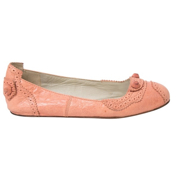 authentic BALENCIAGA size 36 pink city ballet flat - Picture 1 of 5
